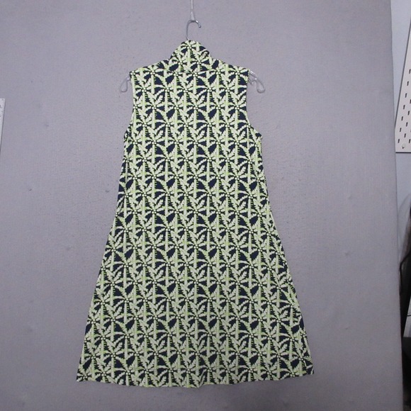 Lulu B Dress Small Mock Neck Beach Vacation Cover Up Pool Zip Sleeveless Nylon - Picture 2 of 11